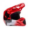 KASK MOTOCYKLOWY FOX V1 SHIELD FLUO RED XL